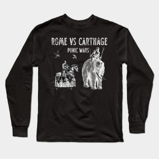 Punic Wars Rome Vs Carthage Long Sleeve T-Shirt